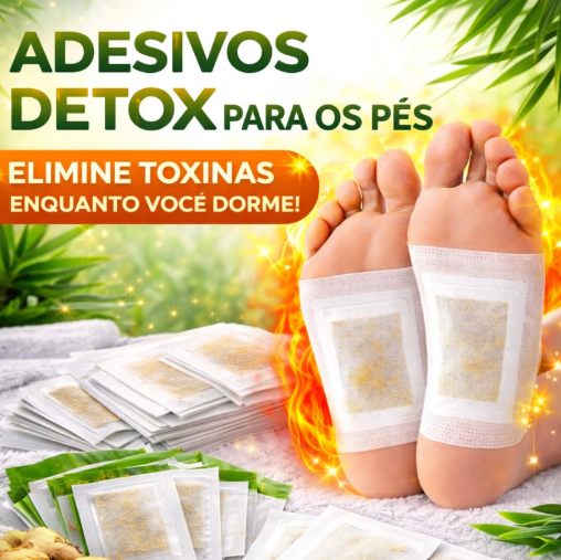 Premium Patches Naturais para Pés – Adesivo de desintoxicação natural