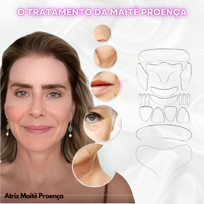 Kit Rejuvene Clean - Adesivos Anti-Rugas das famosas (Reutilizável)