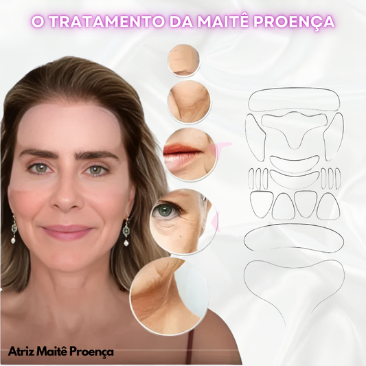 Kit Rejuvene Clean - Adesivos Anti-Rugas das famosas (Reutilizável)