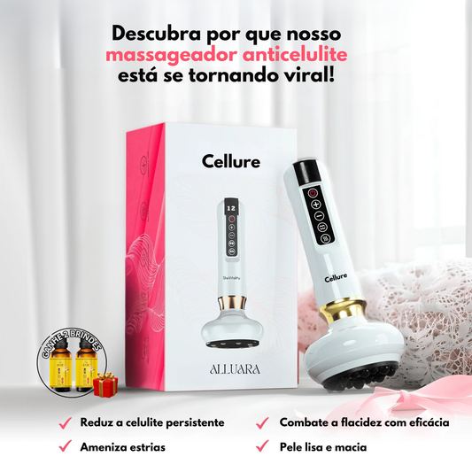 Cellure 2.0 - Potente redutor de celulite e Lipedema  [+BRINDE: 2 óleos redutores anti-celulite]