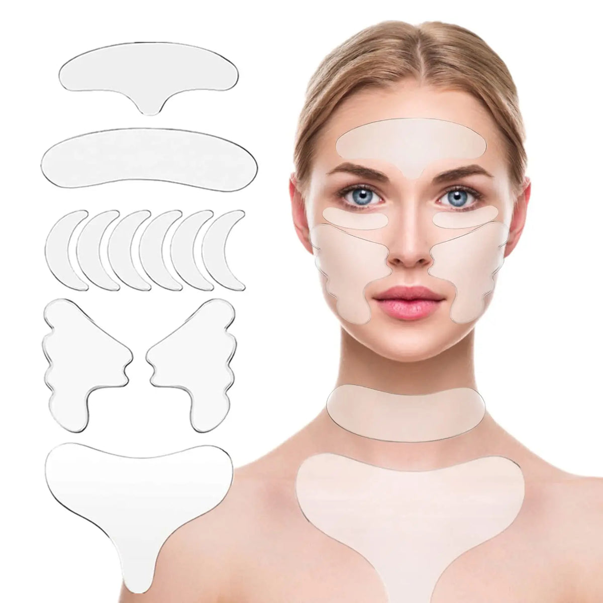 Kit Rejuvene Clean - Adesivos Anti-Rugas das famosas (Reutilizável)