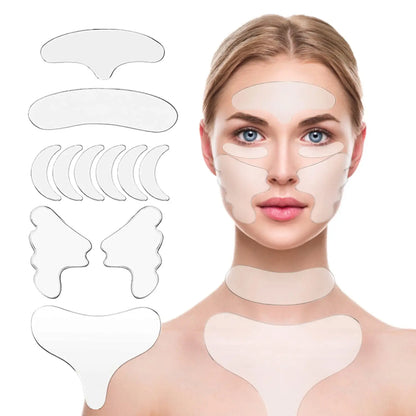 Kit Rejuvene Clean - Adesivos Anti-Rugas das famosas (Reutilizável)