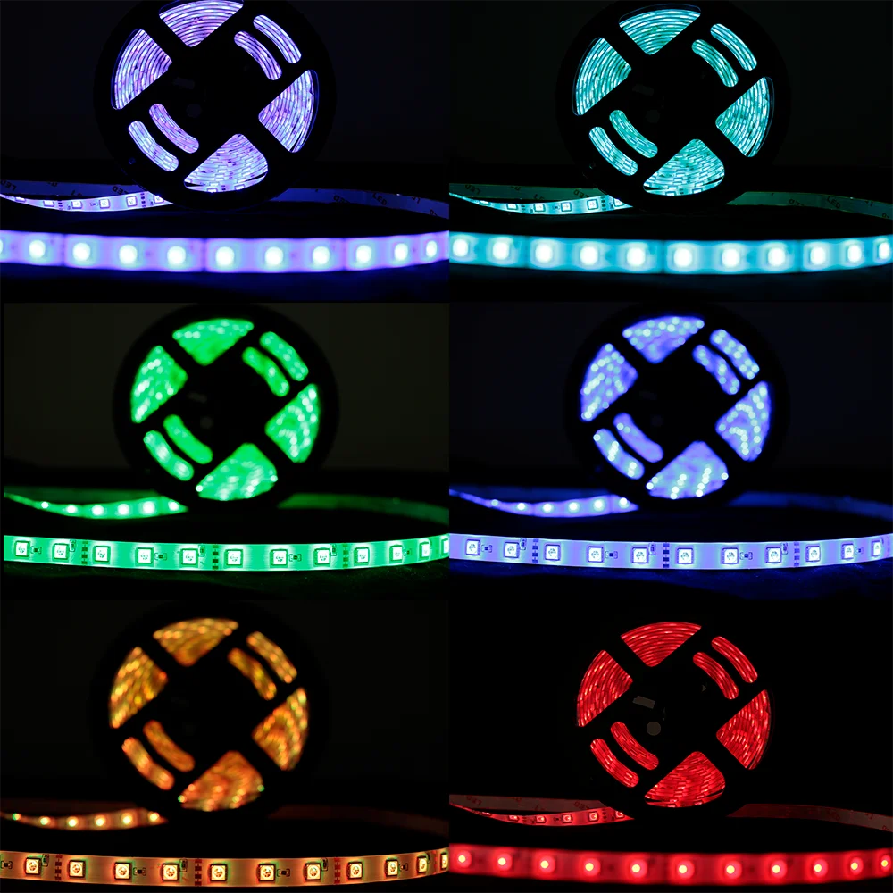 Fita Led Rgb 5050 [Rolo 5m + Controle + Fonte]