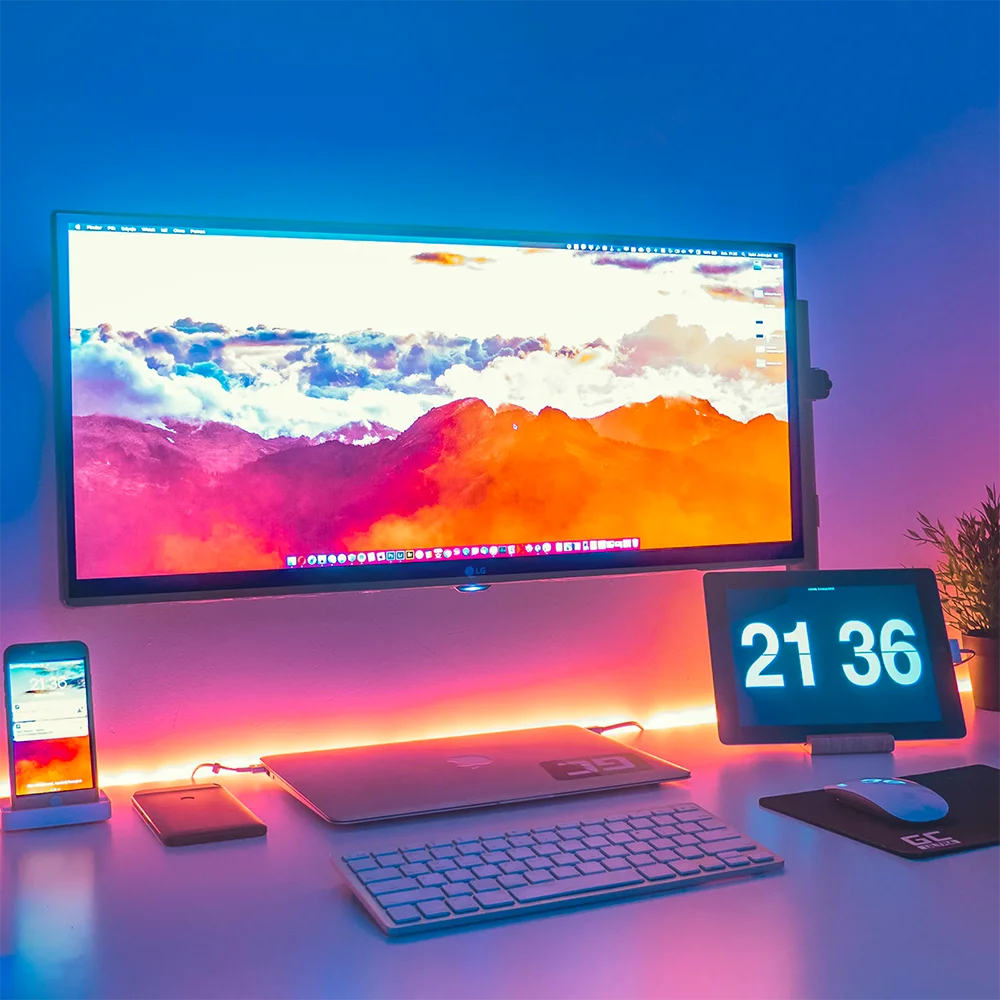 Fita Led Rgb 5050 [Rolo 5m + Controle + Fonte]