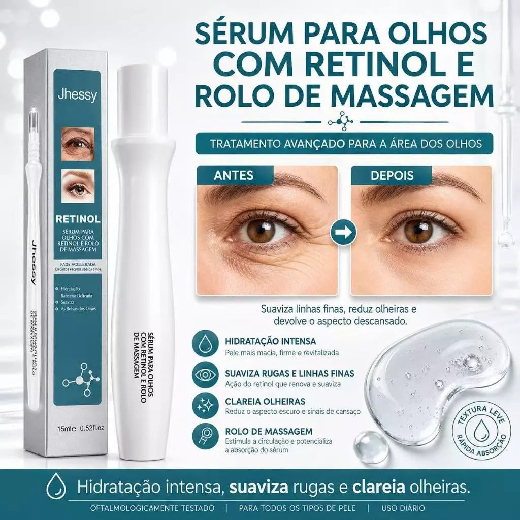 LumiEye - Retinol para área dos olhos [rugas - bolsas - linhas finas]